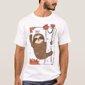 Cute sloth tシャツ (正面)