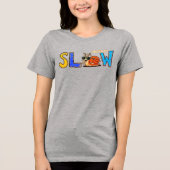Cute Slow Snail Graphic T-Shirt トライブレンドＴシャツ (正面)