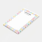 Cute Smile faces a Note from Teacher  ポストイット (アングル)