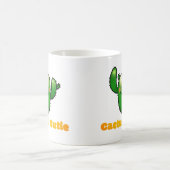 Cute Smiling Cactus Illustration コーヒーマグカップ (中央)