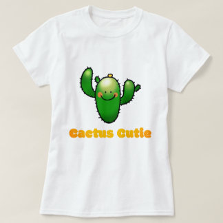 Cute Smiling Cactus Illustration Tシャツ