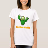 Cute Smiling Cactus Illustration Tシャツ (正面)