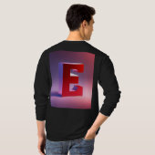 Cute Smiling Cartoon Pizza Slice with Happy Face  Tシャツ (裏面フル)