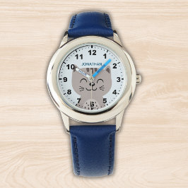 Cute smiling Cat for kids 腕時計