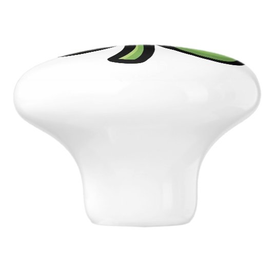 Cute Smiling Clover セラミックノブ (側面)