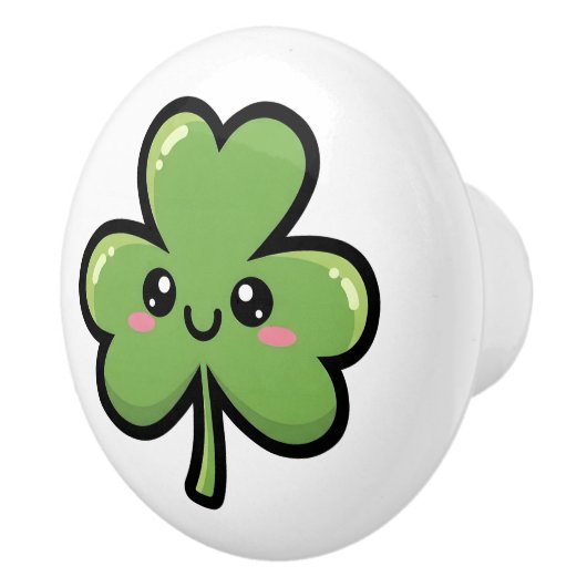 Cute Smiling Clover セラミックノブ (右)