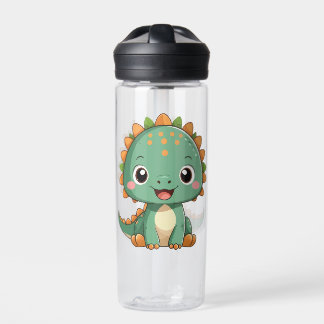 Cute Smiling Dinosaur Kids Water Bottle ウォーターボトル