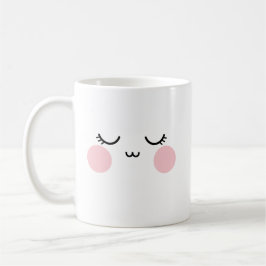 Cute Smiling Face Mug  Modern Aesthetic コーヒーマグカップ