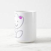 cute smiling flower モーフィングマグカップ (中央)