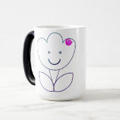 cute smiling flower モーフィングマグカップ (正面左)
