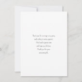 Cute Smiling Fox Pup in a Red Scarf サンキューカード (裏面)