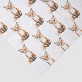 Cute Smiling Foxes Birthday 薄葉紙 (詳細)