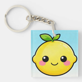 Cute Smiling Lemon Keychain キーホルダー