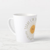 Cute Smiling Sun  カフェラテマグ (左アングル)