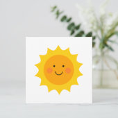 Cute smiling sun  招待状 (スタンド正面)