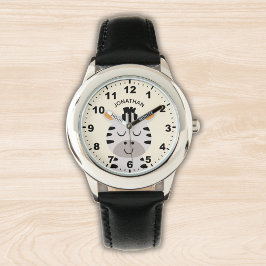 Cute smiling zebra for Boy 腕時計