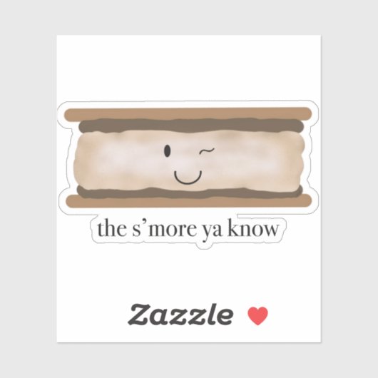 Cute S'more Campfireシール シール (シート)
