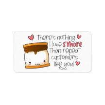 Cute Smores Pun Repeat Customers Small Business