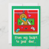 Cute Snail Christmas Mail  シーズンカード (正面)