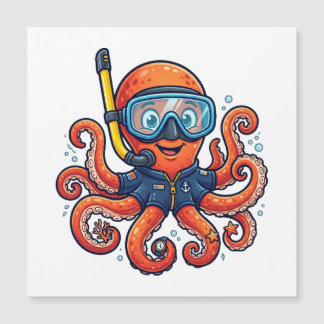 Cute Snorkeling Octopus - Ocean Explorer