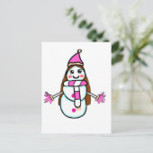  Cute Snow Woman – Assinet’s Vision of Fairness Ca ポストカード (スタンド正面)
