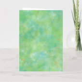 Cute Snowman and Christmas Tree シーズンカード (裏面)