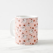 Cute Snowman Christmas Mug コーヒーマグカップ (正面左)