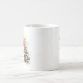 Cute Snowman Christmas Mug Wrap コーヒーマグカップ (中央)
