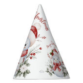 Cute Snowman Christmas Party Hat パーティーハット (右)