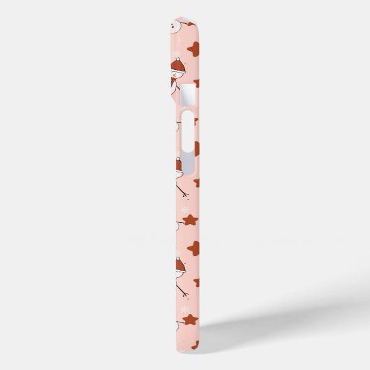 Cute Snowman Christmas Phone Case Case-Mate iPhoneケース (裏面 / 左)