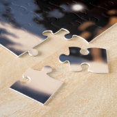 Cute snowman on the street ジグソーパズル (側面)