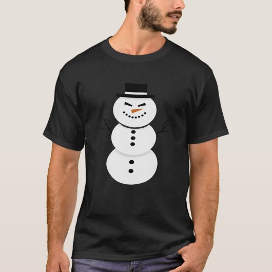 Cute Snowman T-Shirt  Tシャツ (正面)