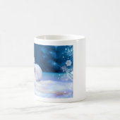Cute Snowman Winter / Christmas Mug コーヒーマグカップ (中央)