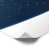 Cute Snowmen Constellation ポスター (角)