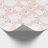 Cute Snowmen Wrapping Paper ラッピングペーパー (角)