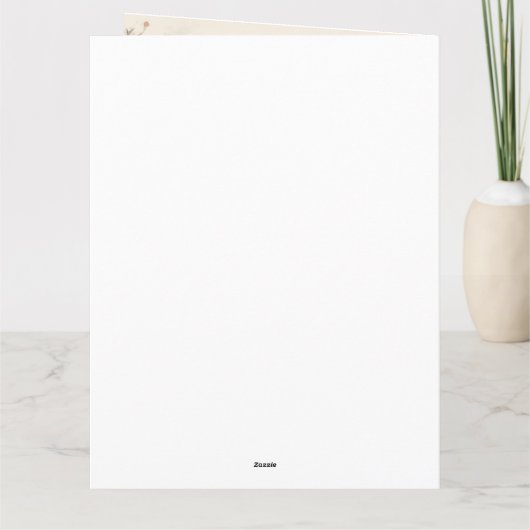 Cute Snowy Christmas Porch  カード (裏面)