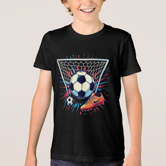 Cute soccer outfit after school activity トライブレンドTシャツ (正面)