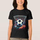 Cute soccer outfit after school activity トライブレンドTシャツ (正面)
