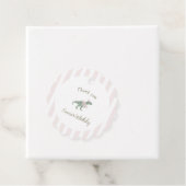 Cute Soft Pink T Rex Tutu Girl round フェイバータグ (インサイチュ)