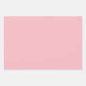 Cute Soft Pink  Wrapping Paper Sheets ラッピングペーパーシート (正面2)