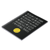 Cute Softball Gifts Fastpitch Team Players Girls ノートブック (左側)