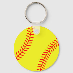Cute softball keychain キーホルダー