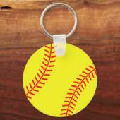 Cute softball keychain キーホルダー (正面)