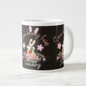 Cute some bunny loves teaching mug ジャンボコーヒーマグカップ (正面右)