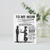 Cute Son To My Mom Gift | Lovely Family Gift 招待状 (スタンド正面)