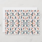 Cute Space 7th Birthday photo | Six & Seven  招待状 (裏面)