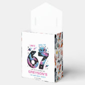 Cute Space 7th Birthday | Six & Seven Year Old フェイバーボックス (オープン)