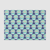 Cute Space Creature And Bunny Rabbit 薄葉紙 (正面)