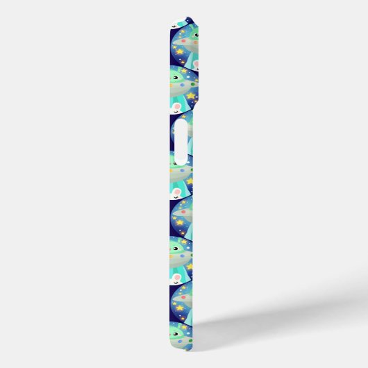 Cute Space Creature And Bunny Rabbit Case-Mate iPhoneケース (裏面 / 右)