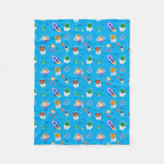 Cute Space Fleece Blanket フリースブランケット